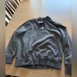 Nautica Men's Charcoal Zip-Up Sweater